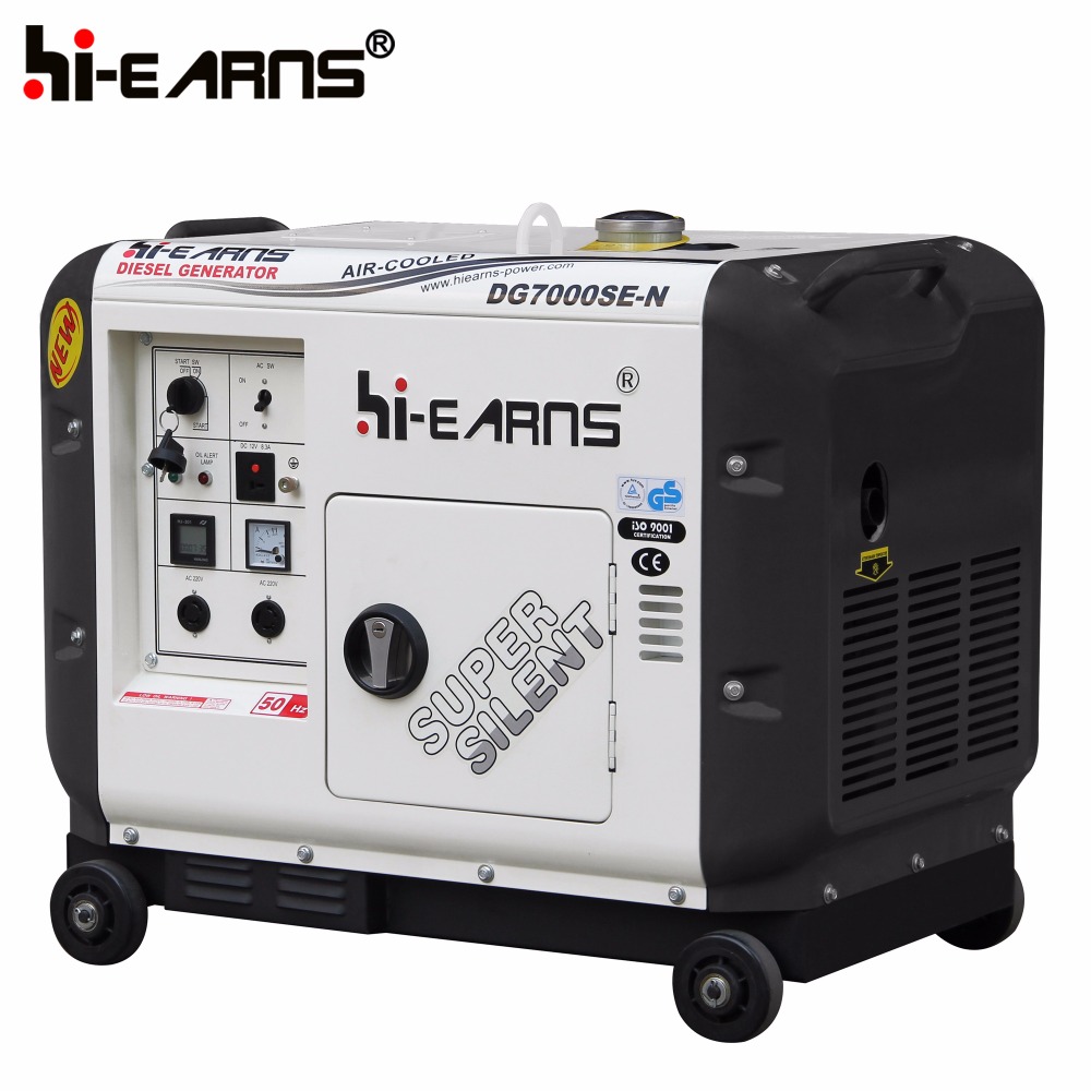 5KVA Air-cooled single cylinder 186FA soundproof generator