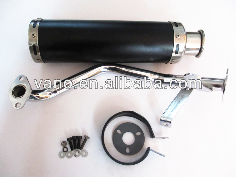reasonable price scooter 2 stroke GY6 125cc motorcycle exhaust muffler