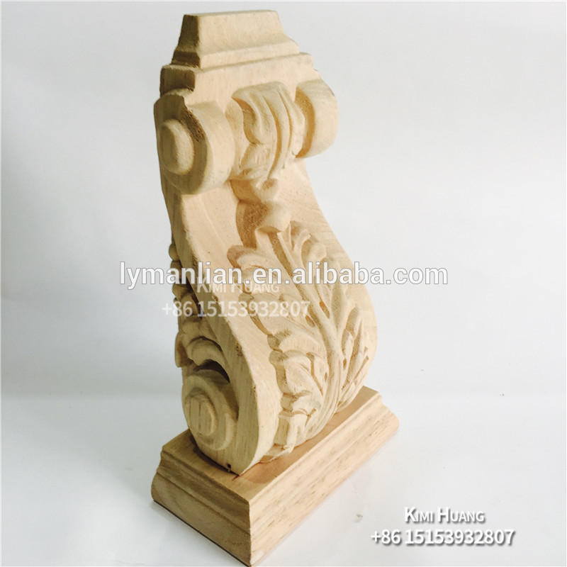 Customized engrave wooden plaques best price carved wooden bracket hand carved wod corbel