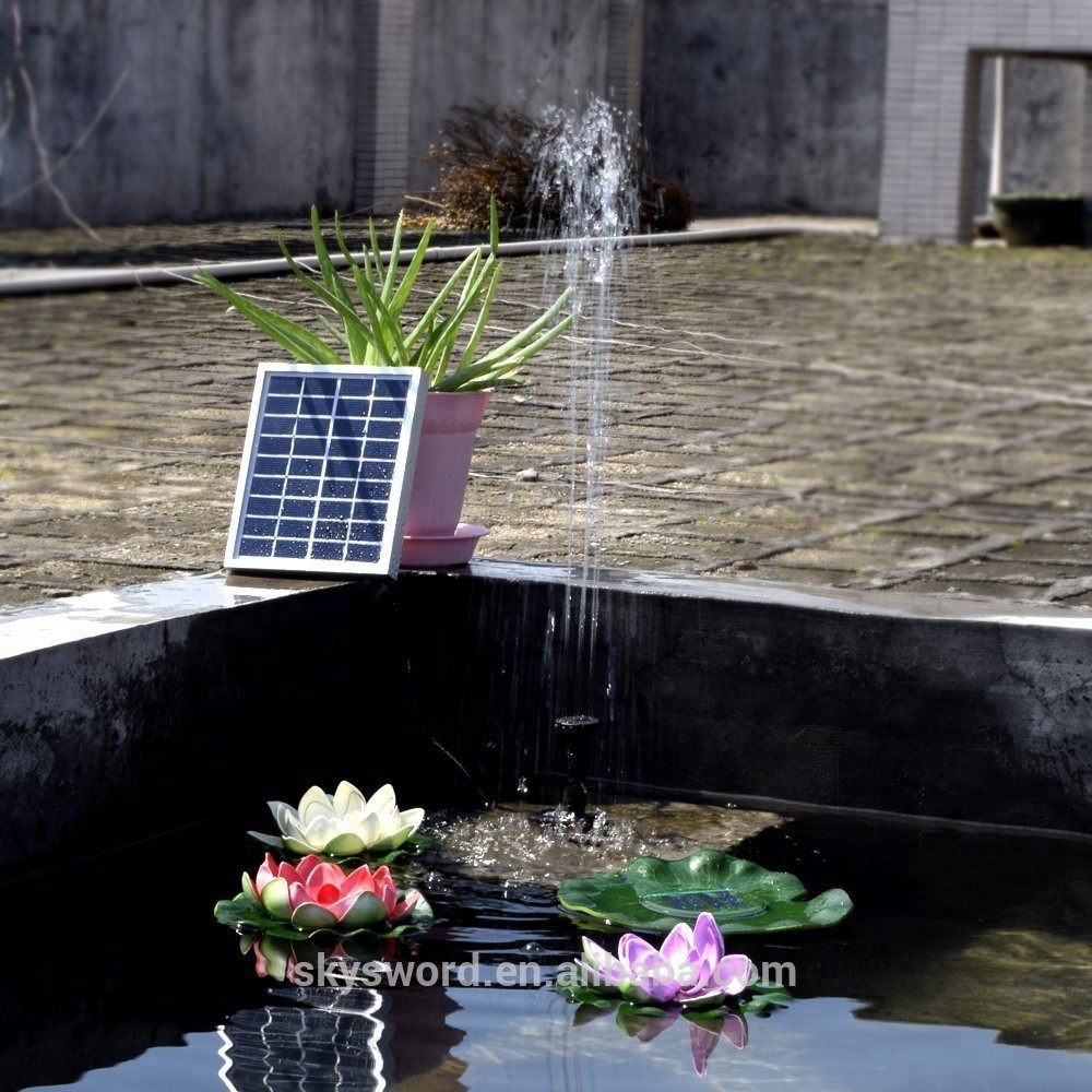 RC-605 High Power Mini Motor Pump Solar Powered Fountain Garden Decorate Item High Quality