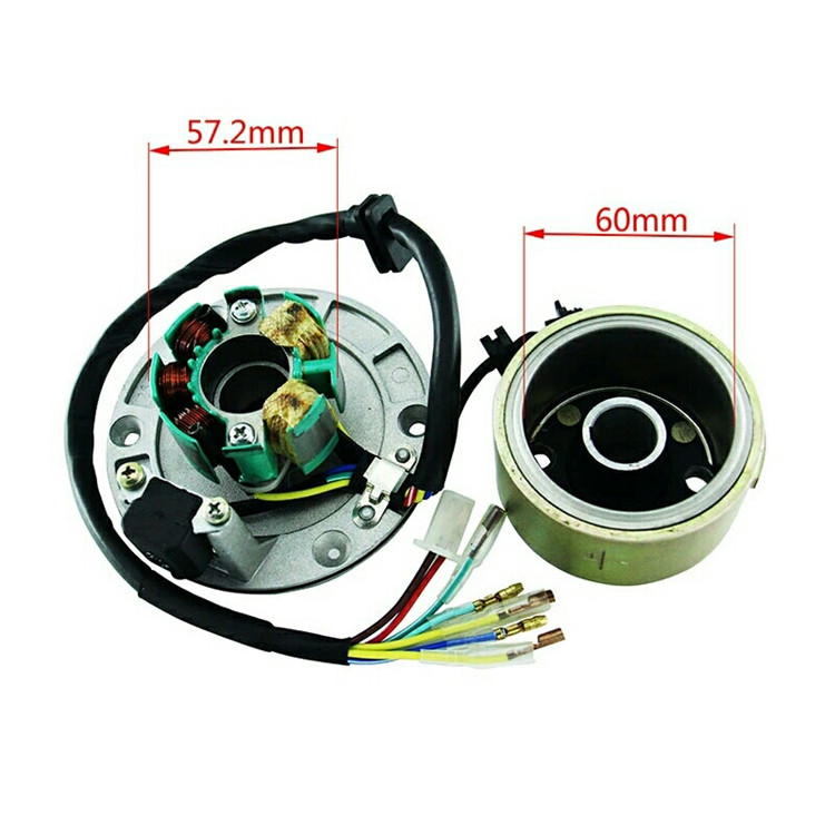 motorcycle magneto magnet stator coil for zongshen 150 stator coil assembly