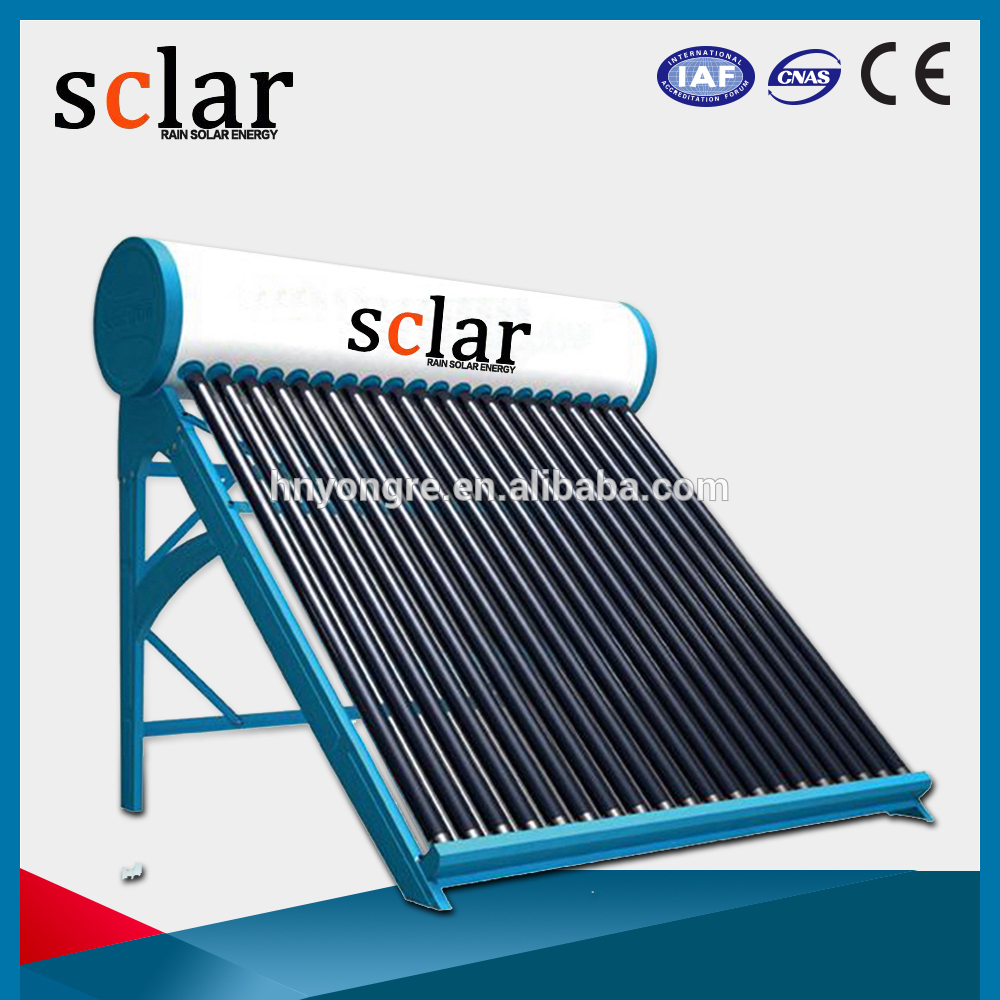 Solar Water Heater/rooftop solar water heater/Light blue/150Liters for 3 people