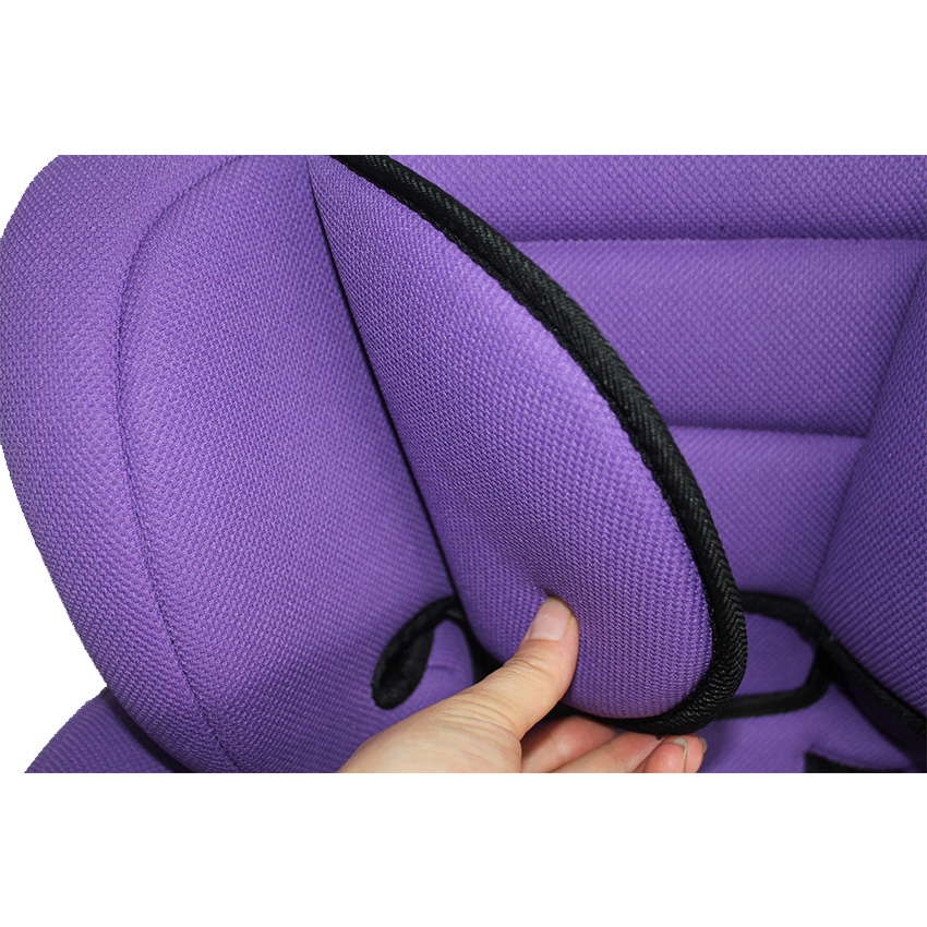 New Design Stitching Violet Color Child Car Seat with ECE R44/04