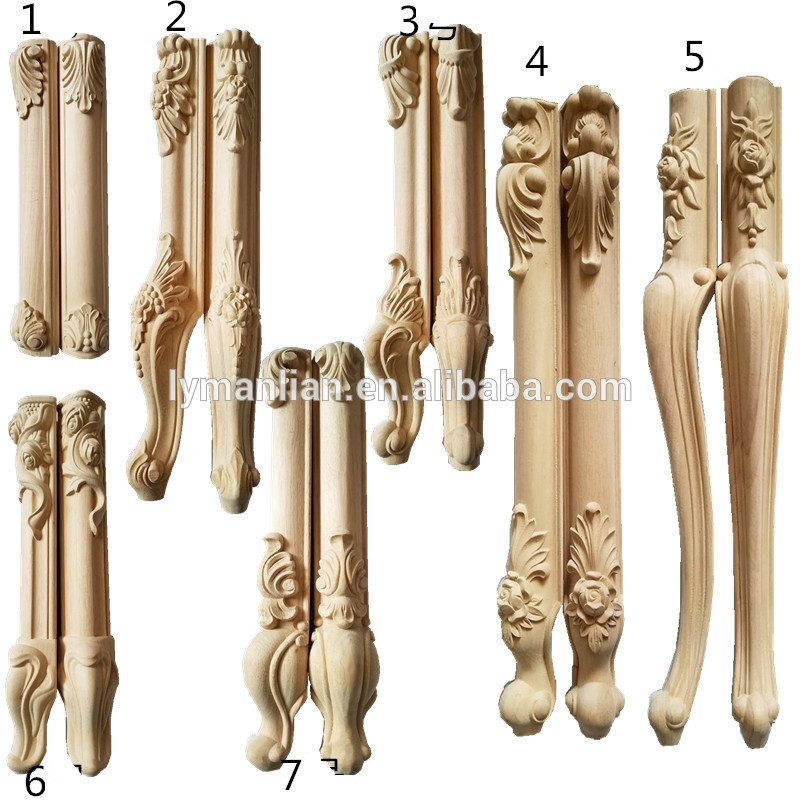 Furniture Parts decorative furniture Wood Table Chair Legs turned wood furniture legs