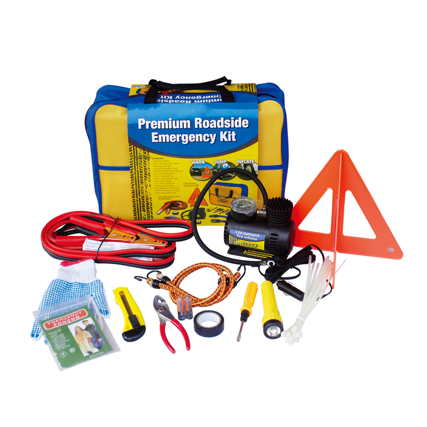 New Portable Car Emergency Kit Outdoor Emergency tool Car Repair Safety tools kits (CE certificates)