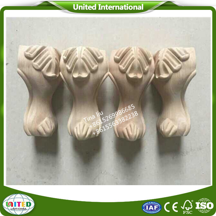 CNC machine carved wooded bed legs