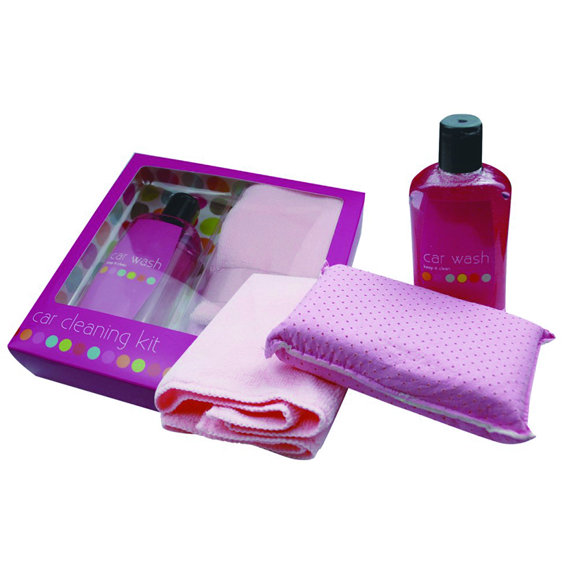 3 piece car wash kit, car care cleaning, car cleaning set