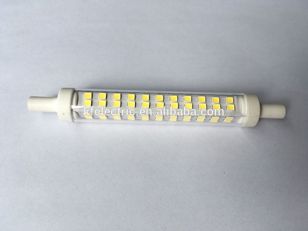 CE ROHS listed ultra thin dimmable ceramic r7s led, led r7s 6w led r7s 118mm