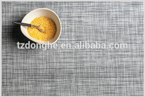 Natural fiber heat resistant stone dinner table placemat