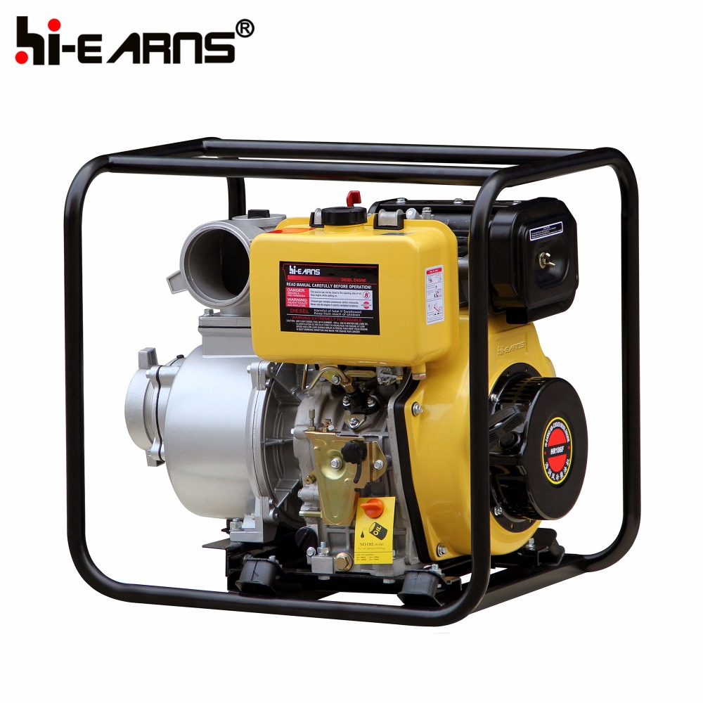 4 inch portable diesel pump water