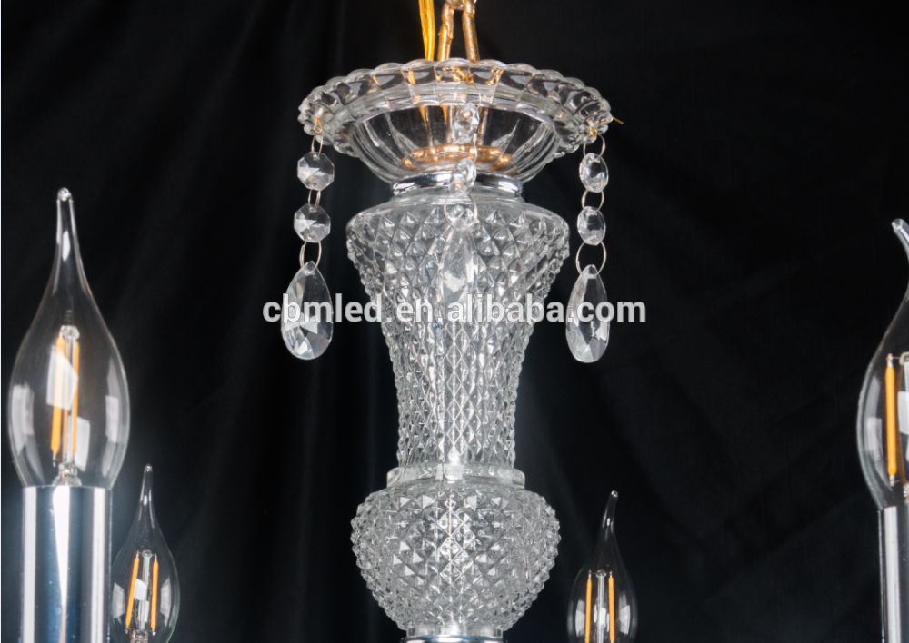 Chrome color used hotel chandelier from hotel,empire chandelier foshan