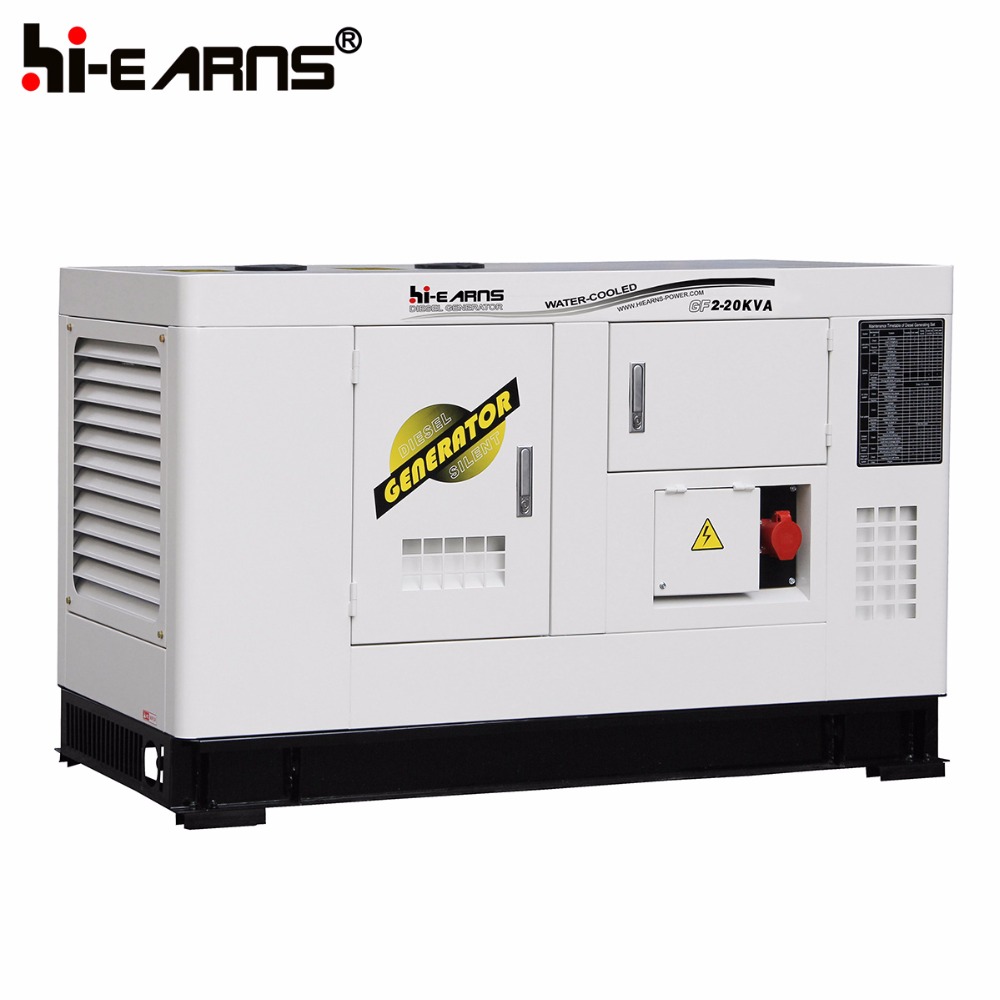 water cooled silent diesel generator 20 kva generator price GF2-20