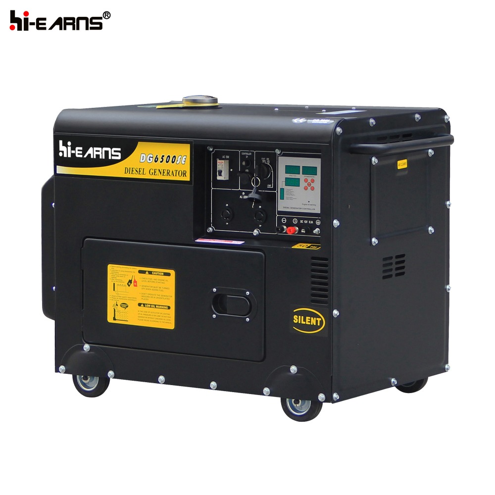 AC three phase 5KVA silent generator