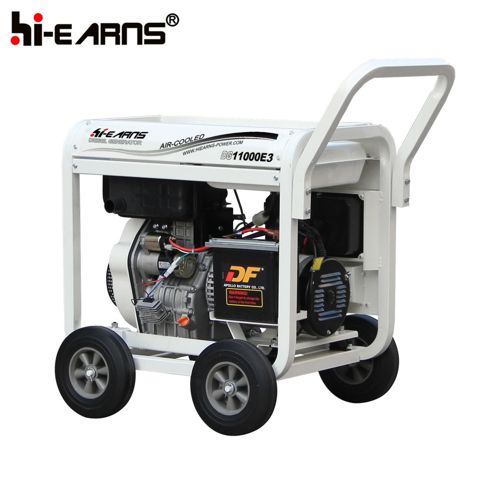 7.5KW open type portable three phase diesel generator price