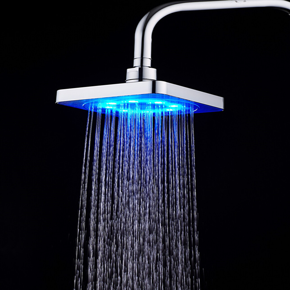 6 Inches Plastic ABS High Pressure Overhead Shower Head