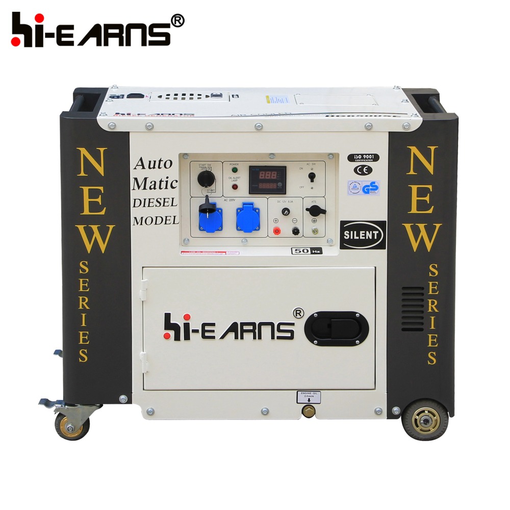 5KW new type AC 220V silent air cooled diesel generator