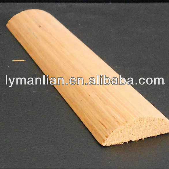 china 1/2 round teak wood moulding