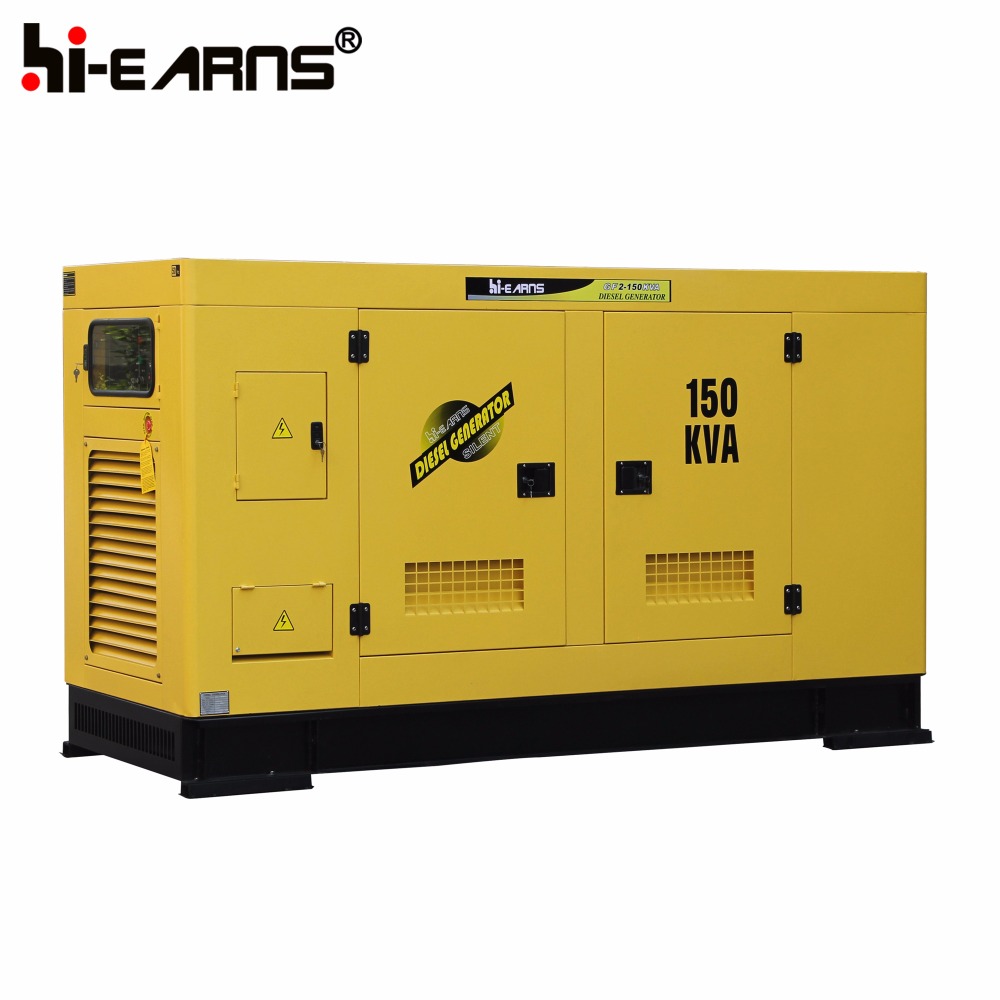 Water-cooled Chinese Weifang engine 150kva generator