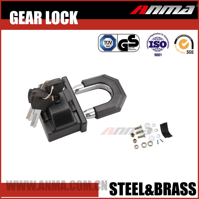 Car hand brake gear lock
