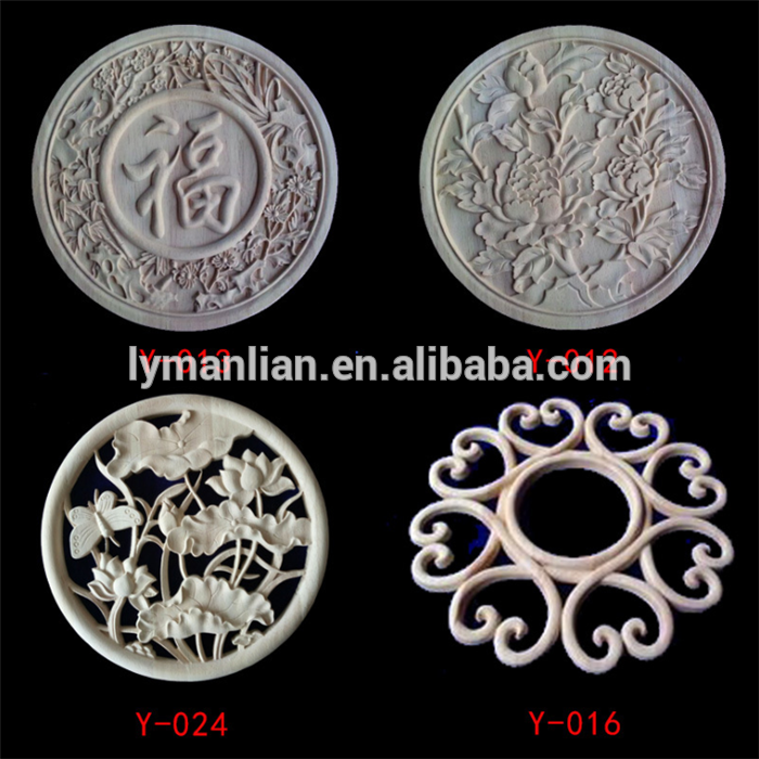 antique wood onlay and applique