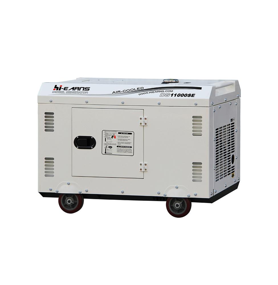 Best 10pcs price 7.5KVA 3000rpm single phase diesel generator