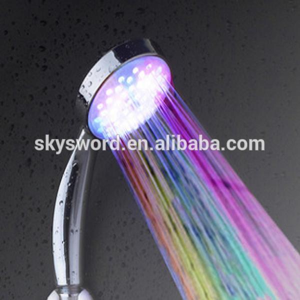 Hot Sale Automatic Temperature Sensing LED Light Shower Head