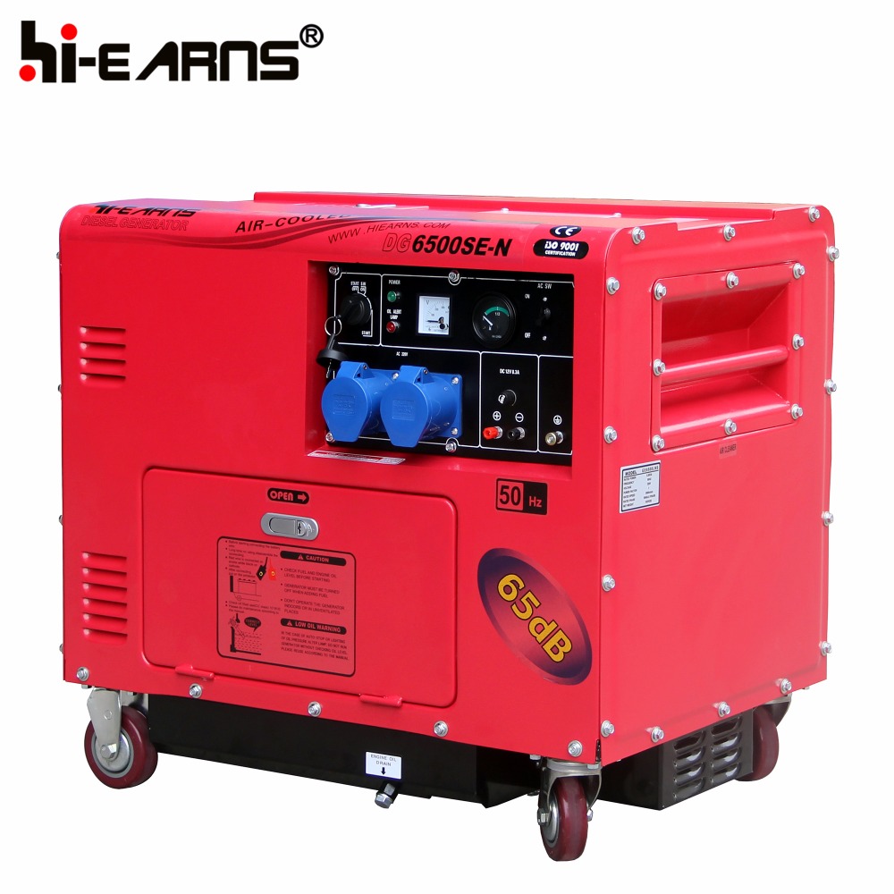 5000W soundproof mini electric start generator