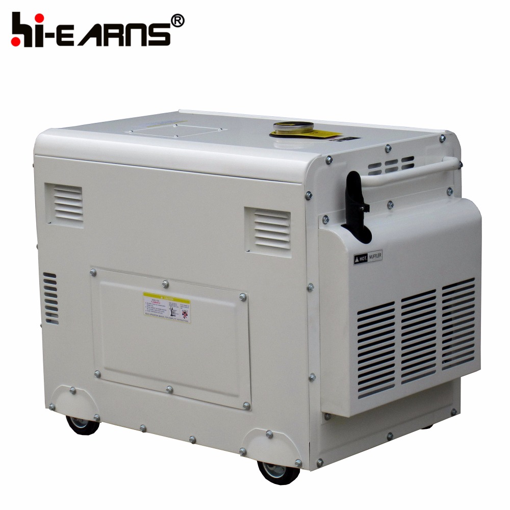 5500W silent small diesel 440v generator