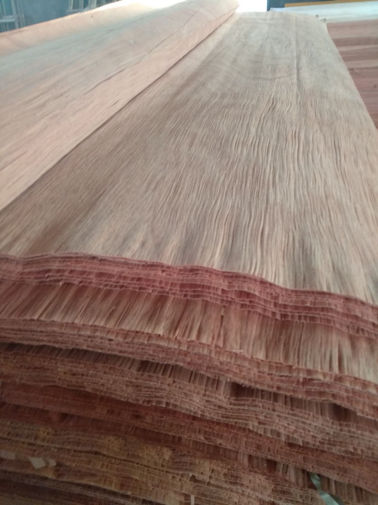 producing factory in China natural wood face veneer 4*8 PLB veneer