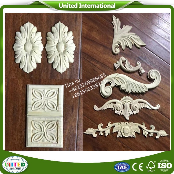 CNC wood parts carving rosettes