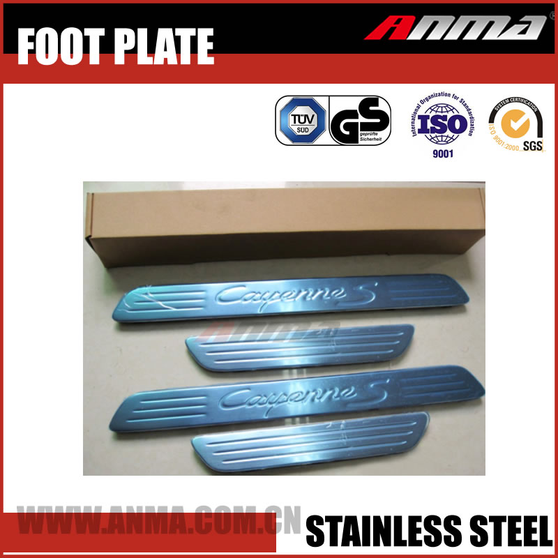 Stainless steel blossom pedals step light door sill