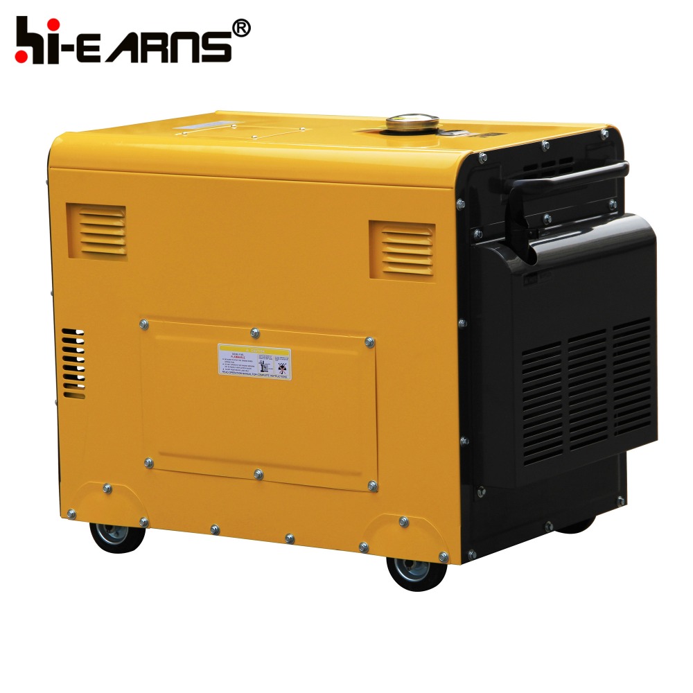 High quality 5.5KVA silent 380V diesel generator with digital panel