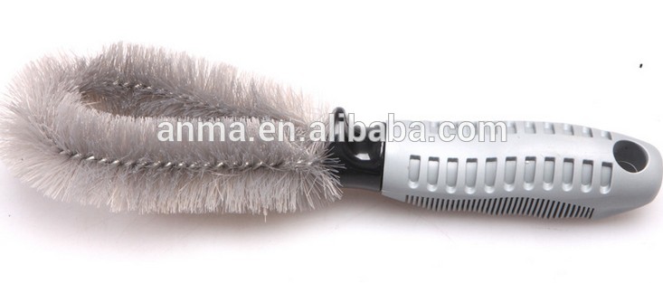 tiny car tire dust brush/car tire repair brush/silicon wash brush