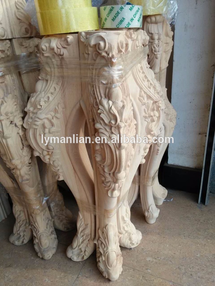 Decorative Wood Craft Solid Cabinet Furniture Parts