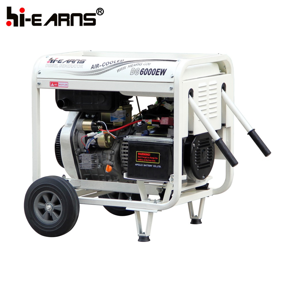 1.8KW portable diesel welding generator with 3 sockets