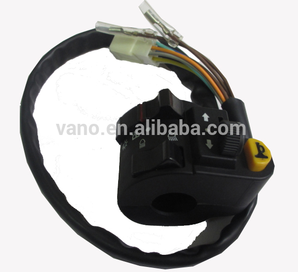 MOTORCYCLE HORN Turn Signal Head Light Hight Beam SWITCH 7/8 Handlebar ATV