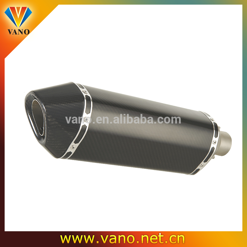 Stainless Steel black scooter muffler for ATV Buggy Motorcycle go-kart Sport Street Dirt Bike