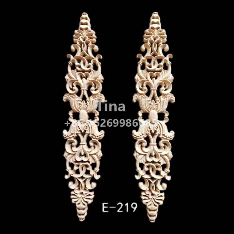 Hot sell wood carved onlays and appliques