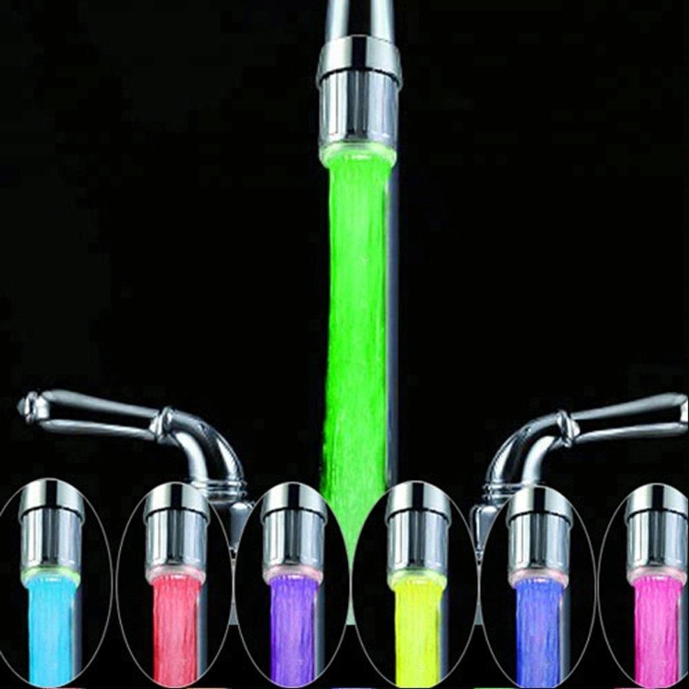 Colorful LED faucet 7 Color Gradually Changes for Kitchen and Bathroom