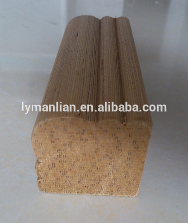 recon carved wood mouldings for construction,decoration/angular line/quad wood moulding