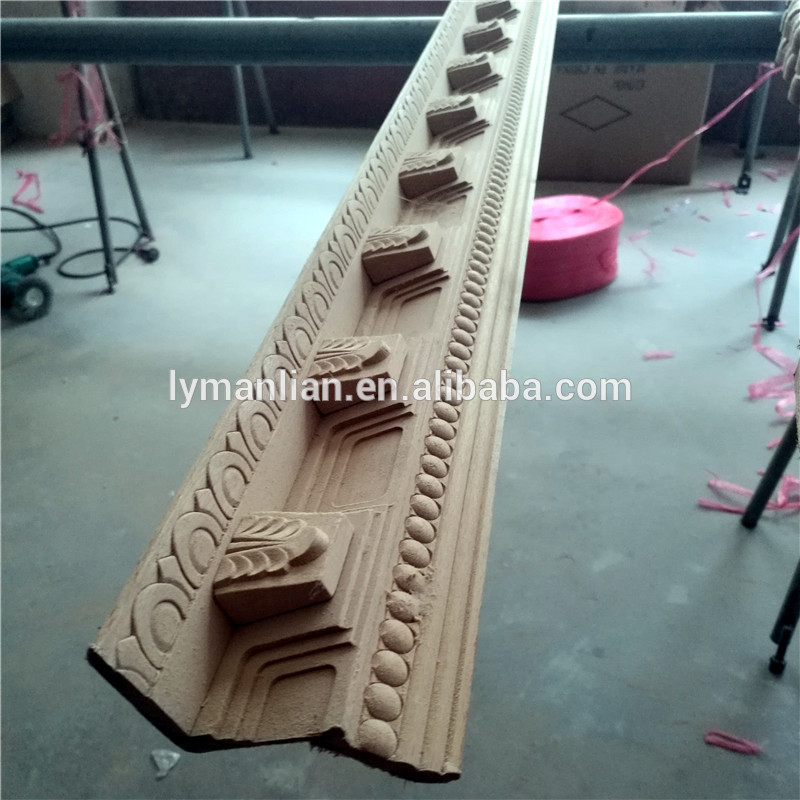 Wood Decorative Large Egg And Dart Architectural Ceiling Mouldings