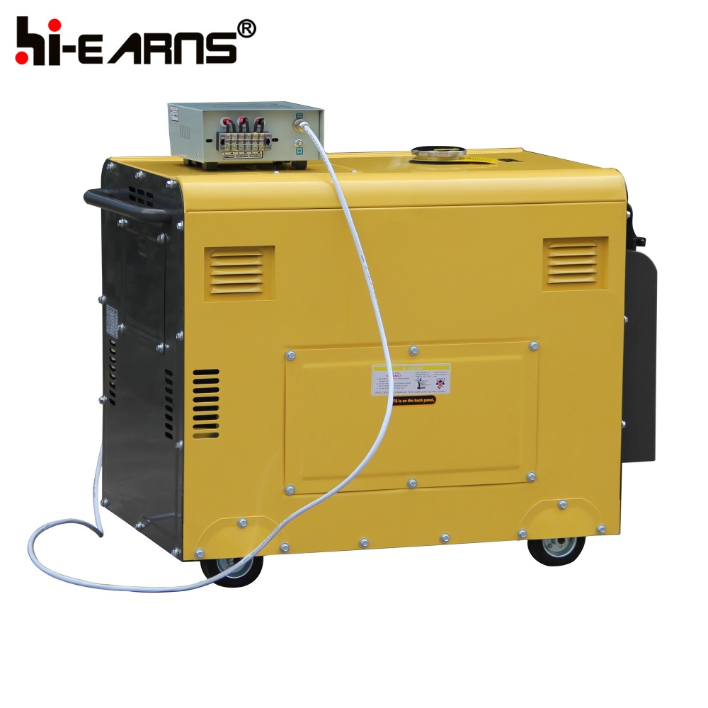 5.5KW silent electric air cooled diesel generator with ATS