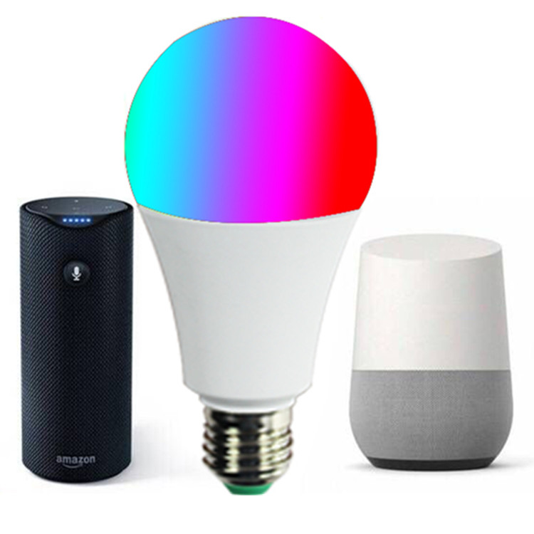 Smart Led bulb 7W RGB+CW dimmable led wifi /Tuya /smart life APP