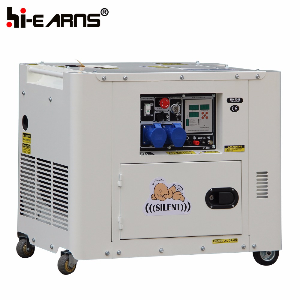 5.5KW power baby silent Air-cooled generator for home with prices