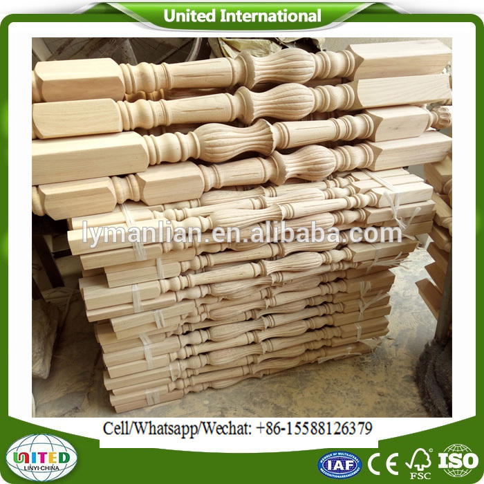 wood stair spindles wood balcony railing