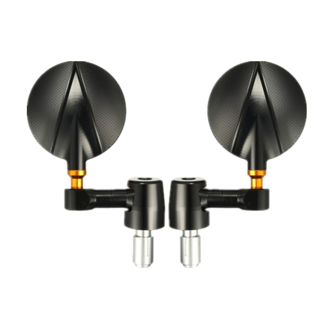 Black 22mm Motorcycle rear view mirror side mirror