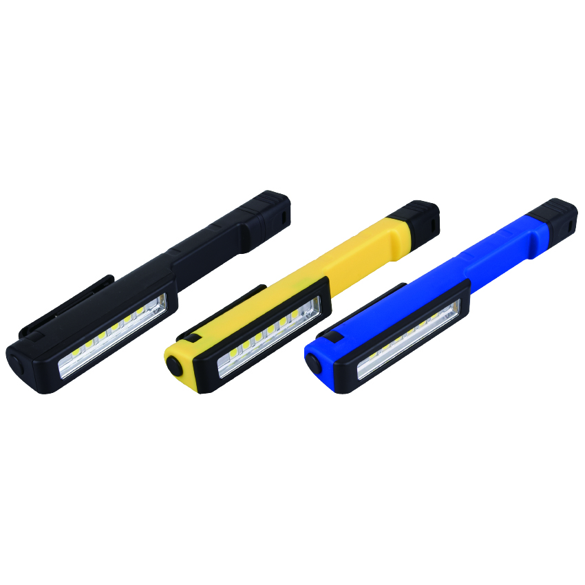 Red Color ABS Mini Pocket Pen Work Light COB 3W