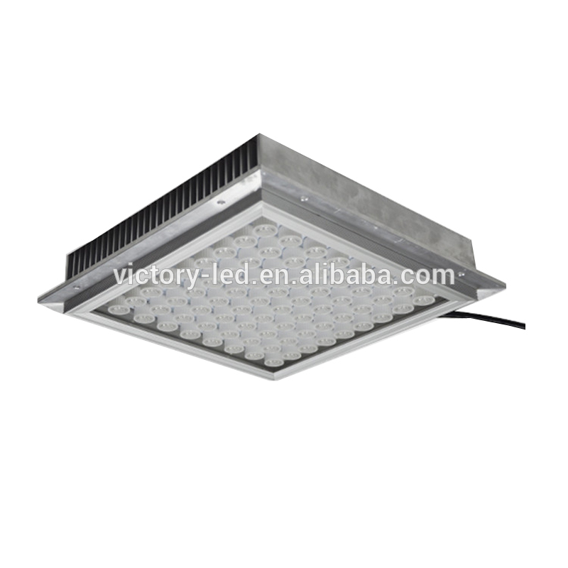 Factory Price 100w Led Recessed Celling ip65 high explosion proof led canopy lights