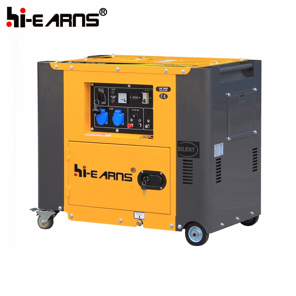 Air-cooled single cylinder 186FA diesel engine 12 volt dc generator