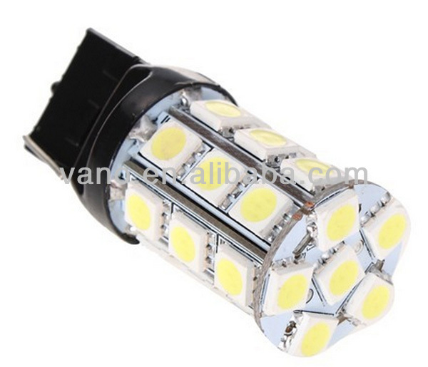 High Quality CE Approved Auto Turn Light Wedge W3x16s 27leds 5050 SMD Car T20 W21w Led Bulb